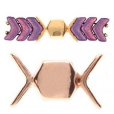 Cymbal ™ DQ metal Magnetic clasp Vorino II for Chevron Duo - Rose gold